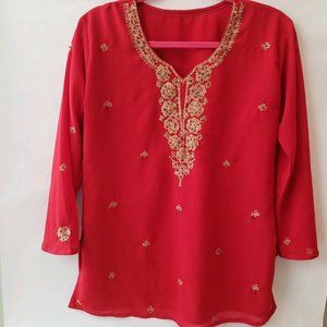 Indian woman's kurti (tunic)